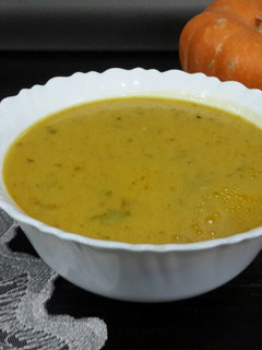 عکسی از دستور سوپ کدو حلوایی