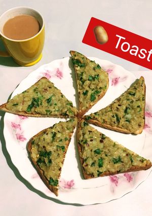 A picture of Potato Toast.