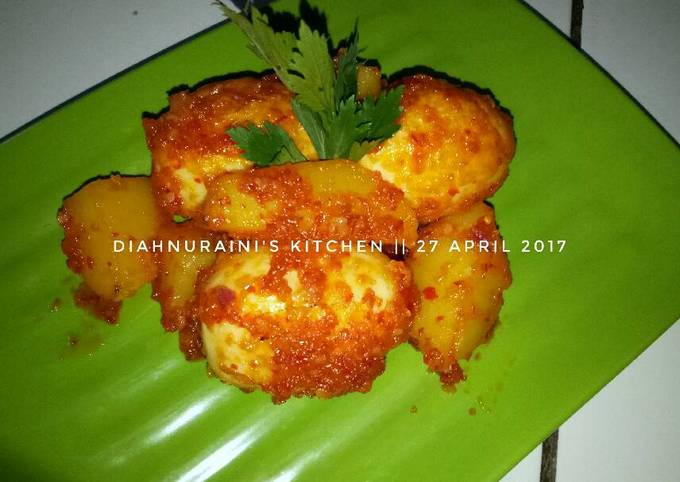 Cara Membuat Telur Balado Pedas Manis Kekinian
