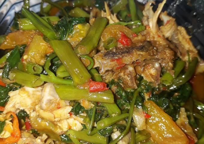 Resep Cah ayam kangkung pedas, Lezat