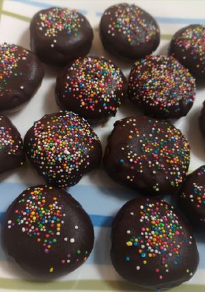 Una foto de Trufas de vainilla