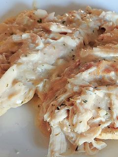 A picture of Creamed Chicken and Biscuits.