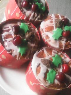 Una foto de Pan dulce esponjosos y húmedos