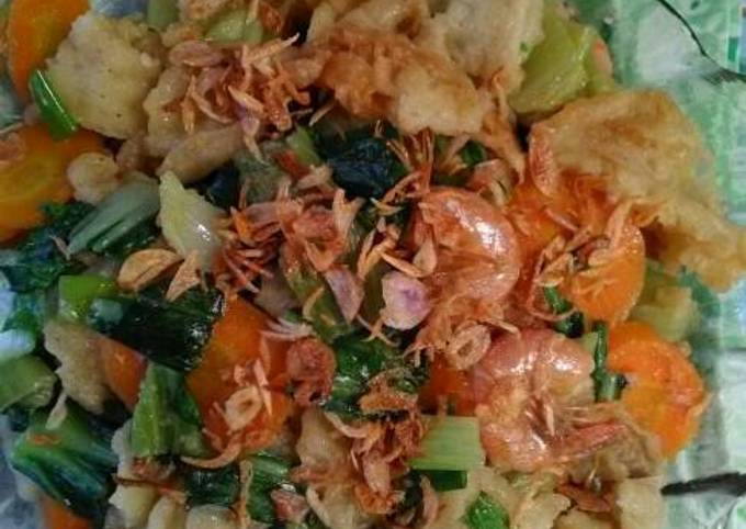 Cara Gampang Menyiapkan Capcay udang, Enak