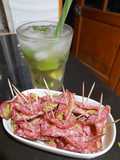 Salame con palta