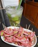 Salame con palta
