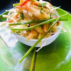 Apple Cabbage Salad A picture of Apple Cabbage Salad.