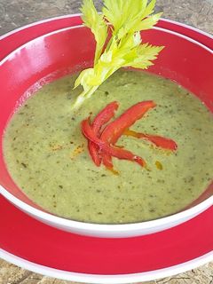 Una foto de Crema de apio