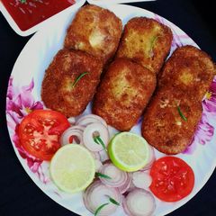 A picture of Fish cutlet.