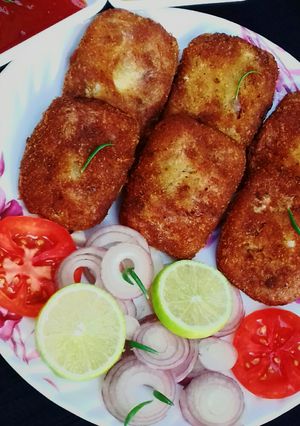 A picture of Fish cutlet.