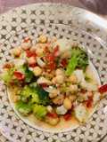 Ensalada de Coles y Garbanzos