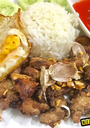 รูปของ ข้าวหมูทอดกระเทียม