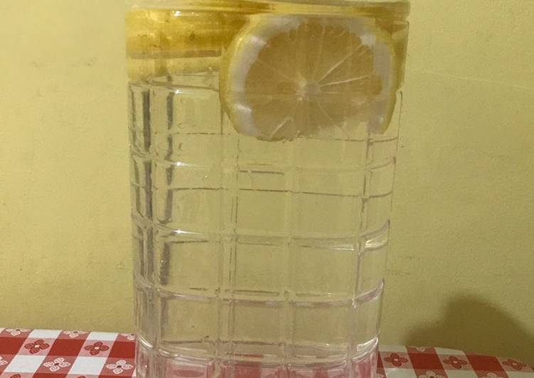 Cara memasak Infused Water Lemon  Sederhana