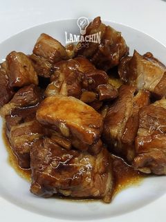 Una foto de Panceta al estilo chino