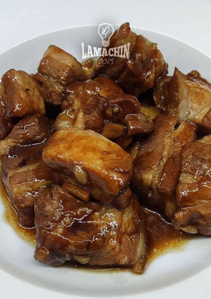 Una foto de Panceta al estilo chino