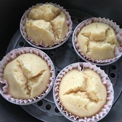 A picture of Steam Rice Huat Kueh.
