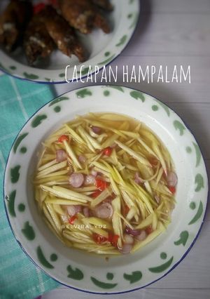 Foto resep Cacapan Hampalam (Mangga Muda)