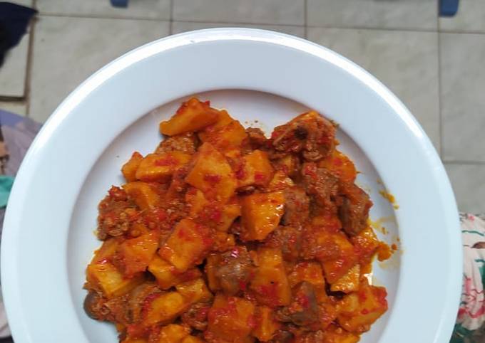 Resep Sambal goreng kentang ati ampela yang Enak