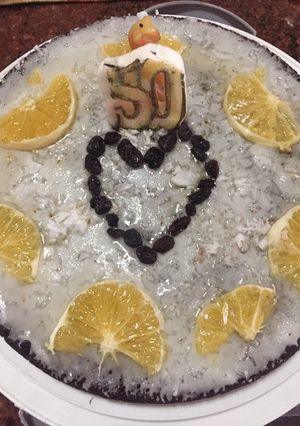 Una foto de Torta fit de chocolate : sin harina sin leche (Se la hice a mi veci fitness en sus 50)