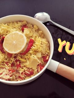 صورة لوصفة برياني بالخضار 🍽️