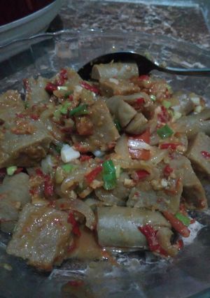 Foto resep Bakso Sosis saus Sambel
