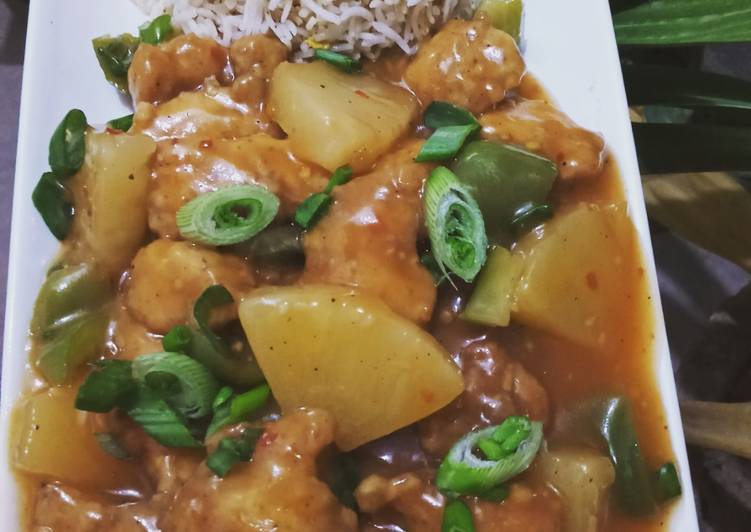 Recipe of Speedy Chicken pineapple