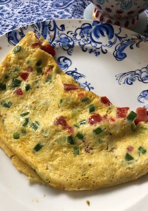 A picture of Omelette Masala.