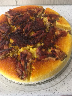 عکسی از دستور ته چین بال مرغ