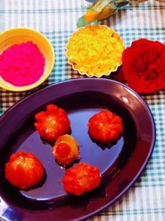 ফ্লাওয়ার স্যুইট (flower sweet recipe in Bengali) রেসিপির প্রধান ছবি