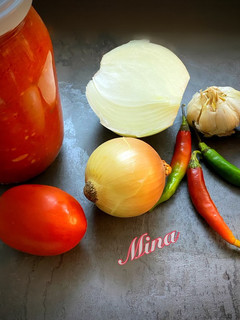 عکسی از دستور کنسرو پوره گوجه فرنگی