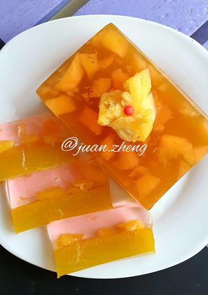 Foto resep Pudding Labu Strawberry dengan Nanas