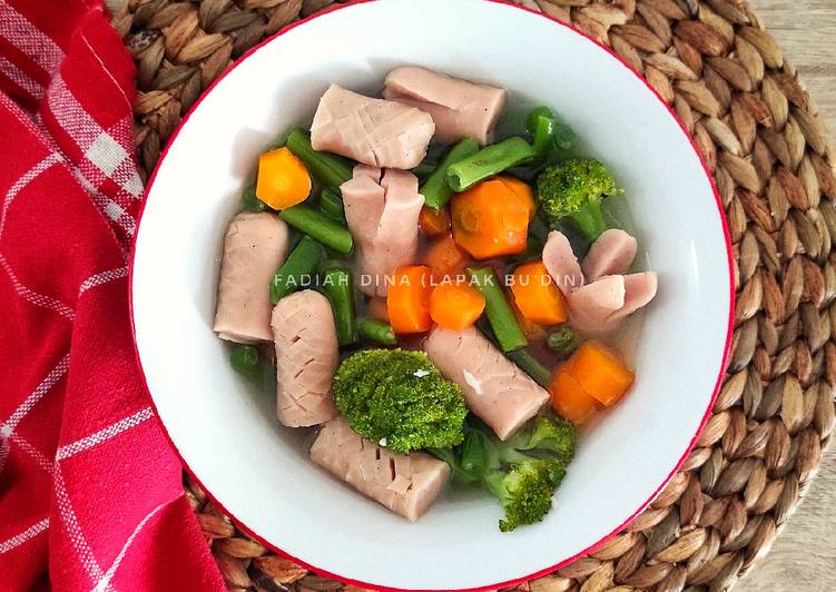 Resep Sup Sosis Brokoli Sehat | Langkah Membuat Sup Sosis Brokoli Sehat Yang Sempurna