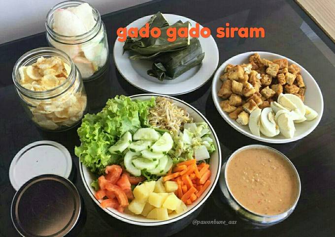 Resep Gado - Gado Siram (Jawa Timur - an) oleh pawonbune_aas - Cookpad