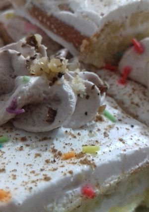 عکسی از دستور شیرینی خامه ای(cream pastry)