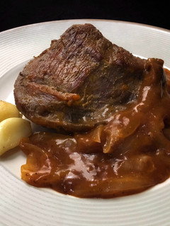 Foto resep Sirloin Steak (Rice Cooker)