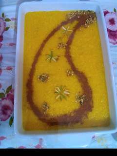 عکسی از دستور شله زرد
