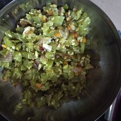 A picture of Bottle gourd stir fry.