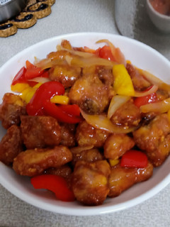 A picture of Sweet and Sour Pork Ribs.