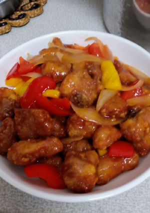 A picture of Sweet and Sour Pork Ribs.