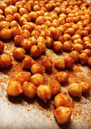 Une photo de Pois chiches grillés