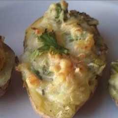 Una foto de Papas Rellenas de Espárragos al Roquefort