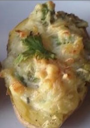 Una foto de Papas Rellenas de Espárragos al Roquefort