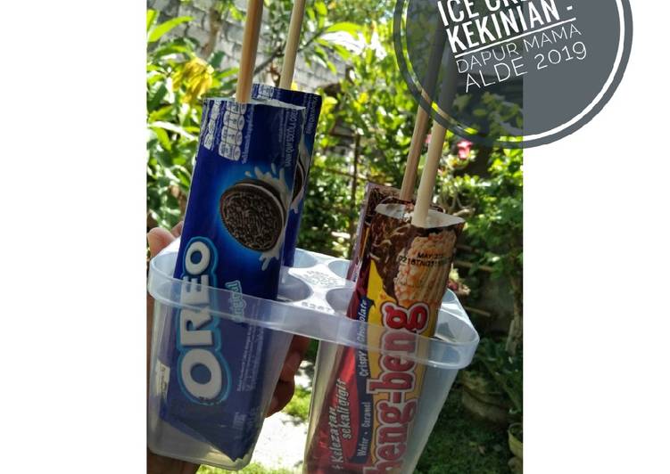 Resep Ice Cream Kekinian Oreo Beng Beng 🍦 Anti Gagal