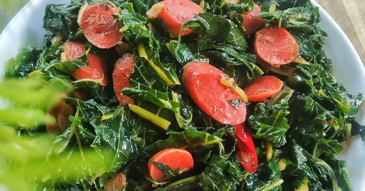 Tumis Daun Pepaya Sosis