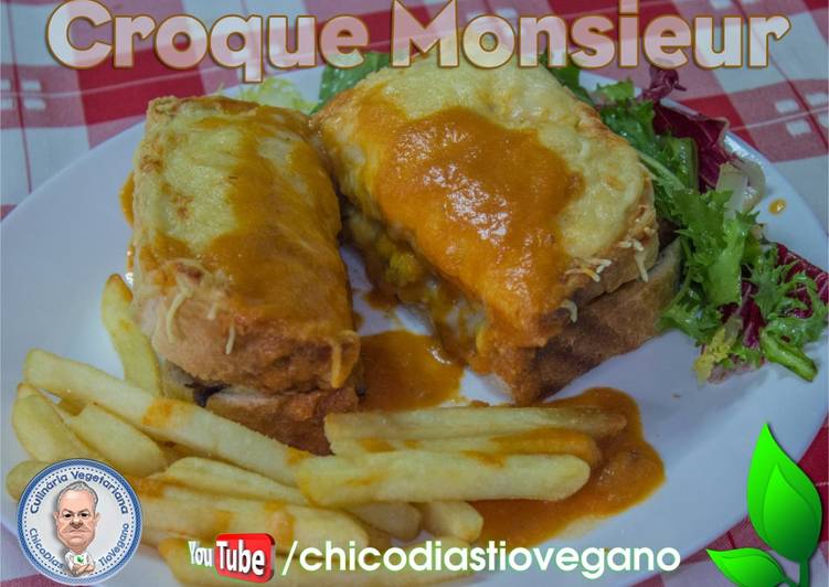 How to Make Homemade CROQUE MONSIEUR Versao vegana