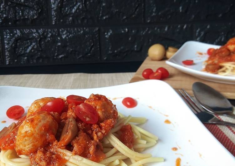 Spaghetti Chicken Bolognese #phopbylinimohd #batch20