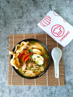 Foto resep Bubur Ayam Samarinda Dari Nasi Sisa