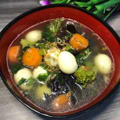 A picture of Sop Kimlo Wortel Jamur Kuping.