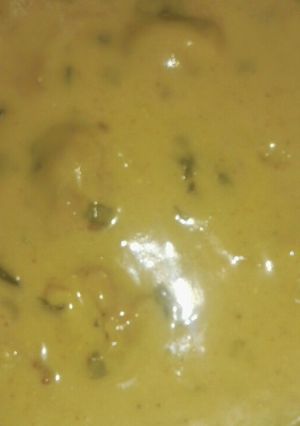 A picture of Kadi pakodi.