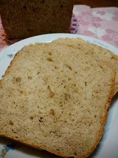 鮮奶茶核桃吐司(麵包機) 的食譜成品照片